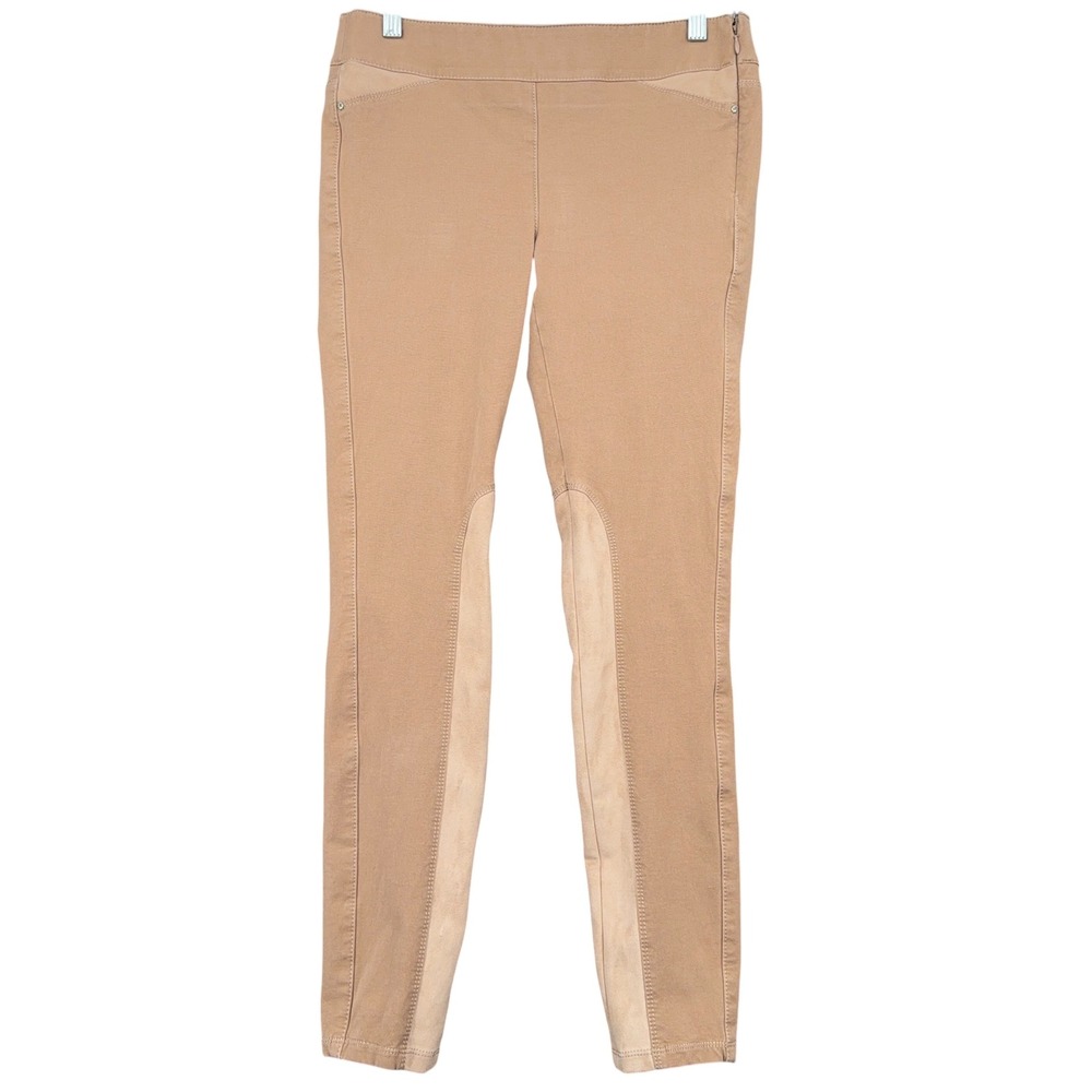 White House Black Market Skinny Equestrian Pants Womens 2R Cotton Blend‎ Tan